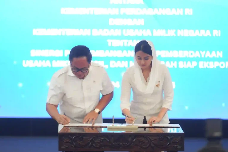 MoU Kemendag dan Kementerian BUMN Perkuat UMKM