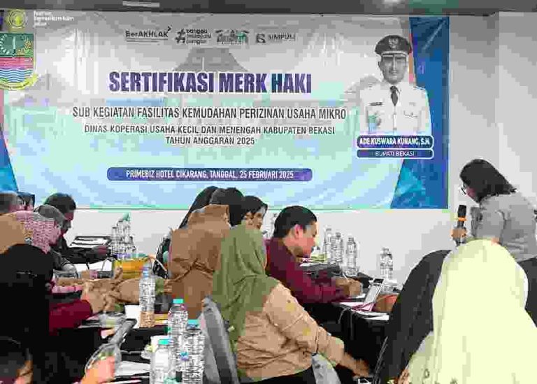 Pelatihan HKI untuk UMKM Kabupaten Bekasi