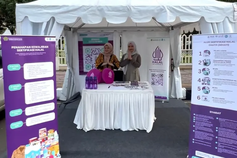 BPJPH Bantu UMKM Urus Sertifikasi Halal di Halal Fest