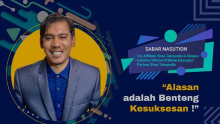 Cara Cerdas Sabar Nasution Menghasilkan 1,4 Miliar Rupiah/Bulan Melalui Affiliate Shopee