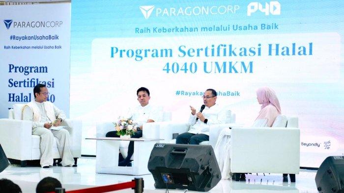 Sertifikasi Halal Gratis untuk 4040 UMKM dari ParagonCorp