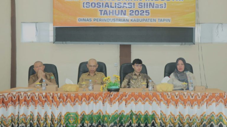 50 Pelaku UMKM Tapin Antusias Ikuti Sosialisasi Sistem Industri Digital SIInas