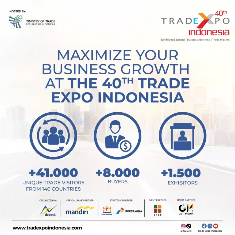 Geti Media UKM - Ribuan Buyer Internasional Siap Hadir di Trade Expo Indonesia 2025